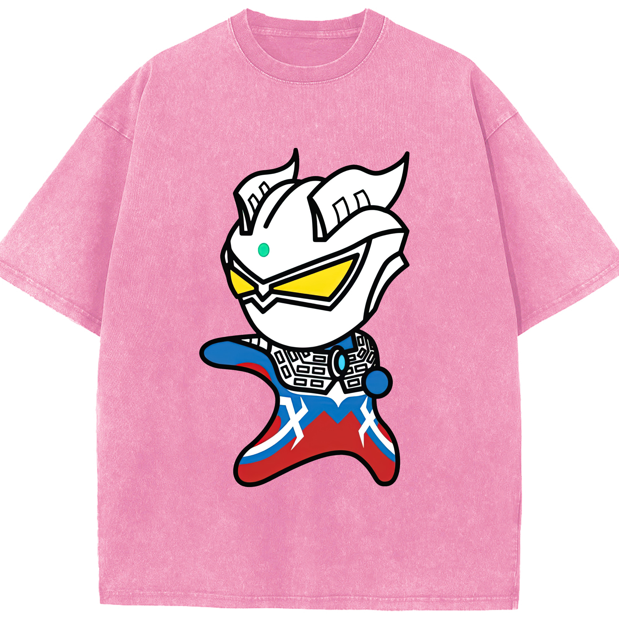 （画像用） ウルトラマン Ultraman 綿100% ヴィンテージ風 半袖Tシャツ（フロントプリント）
